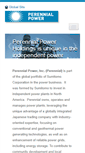 Mobile Screenshot of perennialpower.net